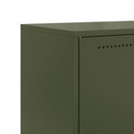 vidaXL Buffet haut blanc 68 5x38 5x123 5 cm acier