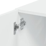 vidaXL Armoire murale blanc 45x42 5x40 cm bois d'ingénierie