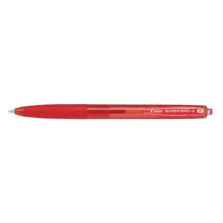 Stylo à bille rétractable SUPER GRIP G, rouge PILOT