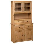 vidaXL Buffet haut 93x40 5x180 cm Pin Gamme Panama