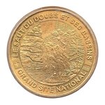 Mini médaille monnaie de paris 2007 - le saut du doubs et ses bassins