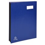 Parapheur Direction Dos A Soufflets - 24 Compartiments - Bleu - Exacompta
