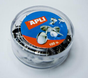 Punaises Acier Nickel 100 pièces