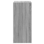 vidaXL Garde-robe chêne fumé 77x48x102 cm bois d'ingénierie