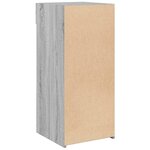 vidaXL Buffet sonoma gris 40x42 5x93 cm bois d'ingénierie