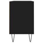 vidaXL Meuble TV noir 103 5x30x50 cm bois d'ingénierie