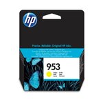 Hp 953 cartouche d'encre jaune authentique pour hp officejet pro 8710/8715/8720 (f6u14ae)