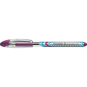 Stylo à bille Slider Basic Pointe Extra Large violet x 10 SCHNEIDER