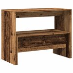 vidaXL Ensemble table à manger et bancs 3 Pièces bois d'ingénierie