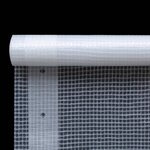 vidaXL Bâche Leno 260 g/m² 4 x 6 m Blanc