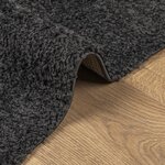 vidaXL Tapis shaggy PAMPLONA poils longs moderne anthracite 80x200 cm