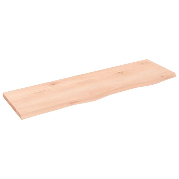 vidaXL Étagère murale 100x30x2 cm bois de chêne massif non traité