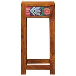 Support de téléphone vidaXL 35x35x75 cm en bois d'acacia massif