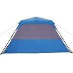 vidaXL Tente familiale 6 personnes bleu libération rapide imperméable