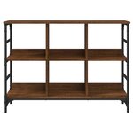 vidaXL Buffet chêne marron 102x32x73 5 cm bois d'ingénierie
