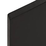 vidaXL Étagère murale marron foncé 40x50x2 cm bois chêne massif traité