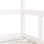 vidaXL Cadre de lit pour enfant blanc 70x140 cm bois de pin massif