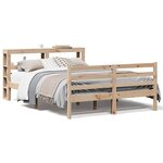 vidaXL Cadre de lit sans matelas 120x200 cm bois de pin massif