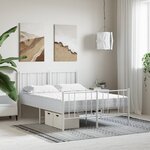 vidaXL Matelas en mousse blanc 140x220 cm dureté H2 H3