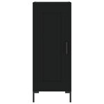 vidaXL Buffet Noir 34 5x34x90 cm Bois d'ingénierie