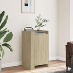 vidaXL Buffet chêne sonoma 45x35x75 cm bois d'ingénierie