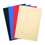 Paquet de 100 couvertures assorties grain cuir pour reliure a4 exacompta