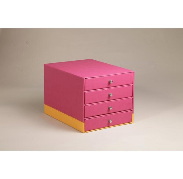 Trieur 4 tiroirs Framboise RHODIA