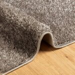 vidaXL Tapis ISTAN à poils longs aspect brillant gris 200x280 cm