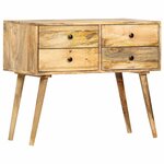 vidaXL Buffet 85 x 40 x 71 cm Bois de manguier massif