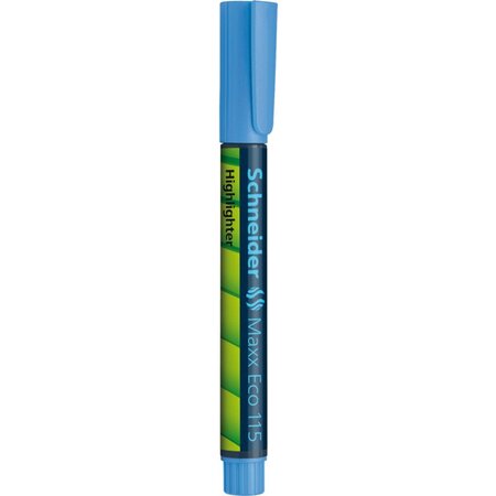 Surligneur Rechargeable Maxx Eco 115 Pte Biseau 1-5 mm Bleu SCHNEIDER