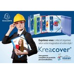 Protège-documents en polypropylène rigide Kreacover® 40 vues - A4 - Blanc x 20 EXACOMPTA