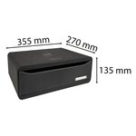 Module De Classement Toolbox 1 Tiroir Ecoblack - Noir - Exacompta