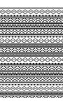 Tapis de salon ZEMZEM 160 x 230 cm - Blanc