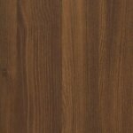 vidaXL Armoires murales 2Pièces Chêne brun 80x35x36 5cm Bois d'ingénierie
