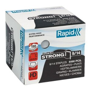 Boite de 5000 Agrafes 9/14mm SuperStrong RAPID