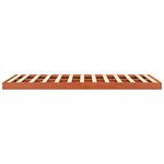 vidaXL Cadre de lit cire marron 140x200 cm bois de pin massif