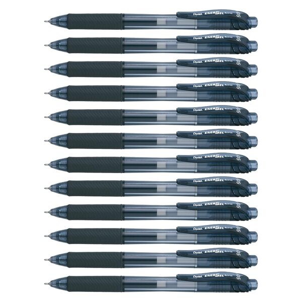 Liquid stylo roller à encre gel EnerGel-X BLN105 0 25 mm noir x 12 PENTEL