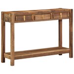 vidaXL Table Console 107x33x76 cm Bois Massif Récupéré