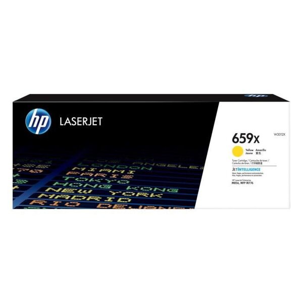 HP 659X Cartouche de toner jaune LaserJet grande capacité authentique
