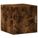 vidaXL Armoire murale chêne fumé 40x42 5x40 cm bois d'ingénierie
