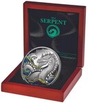 Pièce de monnaie en Argent 5 Dollars g 62.2 (2 oz) Millésime 2024 SEA SERPENT