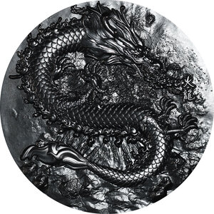 Pièce de monnaie en Argent 18888 Francs g 155.5 (5 oz) Millésime 2023 Dragon Fire DRAGON FIRE