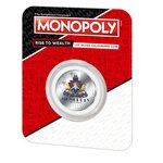 RISE TO WEALTH Monopoly 1 Once Argent Monnaie 5 Dollars Samoa 2024