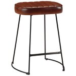 vidaXL Tabourets de bar lot de 2 marron foncé 40x29 5x53 cm