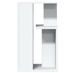 vidaXL Table d'appoint blanc 35x35x60 cm bois d’ingénierie