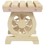 vidaXL Repose-pied de jardin 40x36 5x38 5 cm bois massif sapin