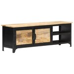 vidaXL Meuble TV 120x30x40 cm Bois massif de manguier