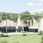 vidaXL Pergola de jardin 410 x 40 x 203 cm Bois