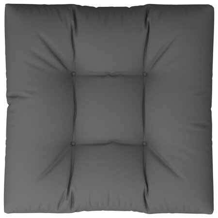 vidaXL Coussin de palette 80x80x12 cm gris tissu