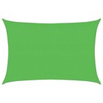 vidaXL Voile d'ombrage 160 g/m² Vert clair 3 5x5 m PEHD